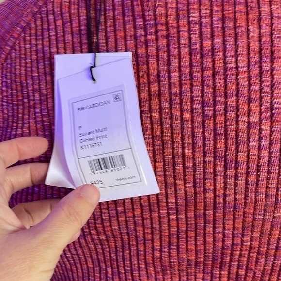 Theory viscose ( cardigan ) sweater this could be used as a sexy dress top too - Picture 7 of 12